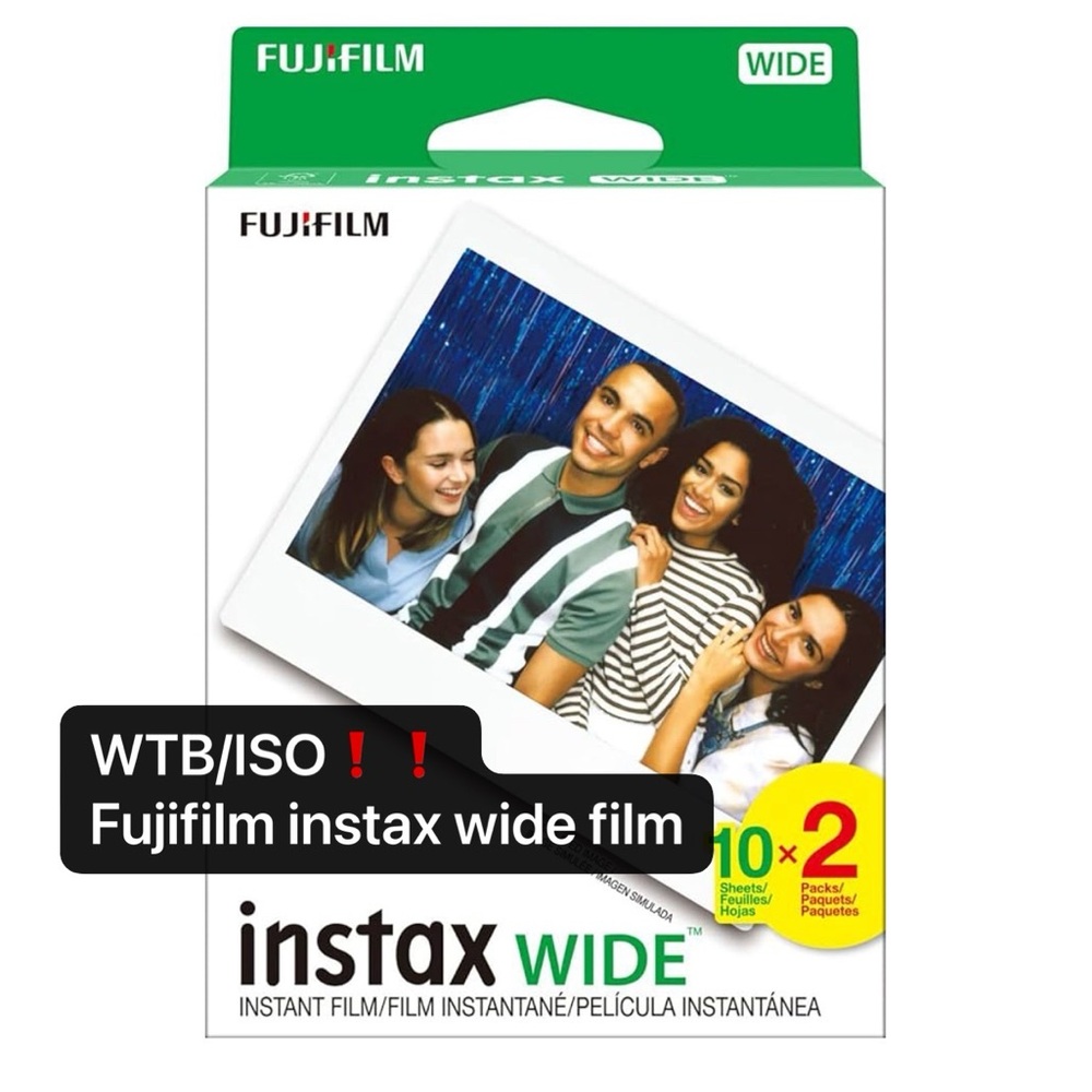 Fujifilm Instax Wide Film - Green and White